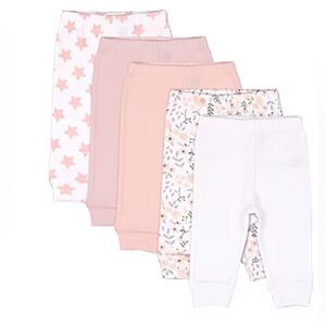 The Peanutshell Baby Girls 5-pc. Tapered Pull-On Pants